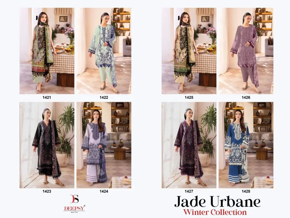 DEEPSY SUITS JADE URBANE Winter collection 25 pashmina