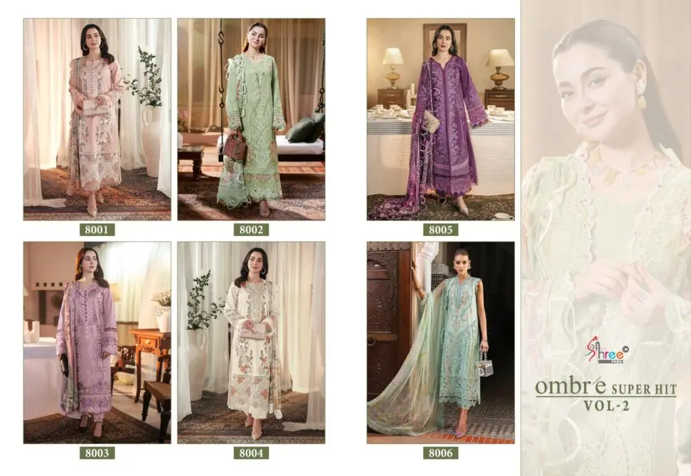SHREE FABS OMBRE SUPER HIT VOL 2 COTTON DUPATTA