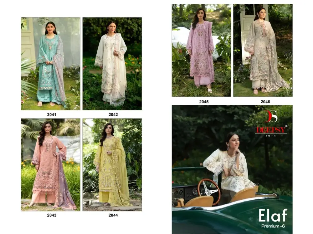 DEEPSY SUITS ELAF PREMIUM LUXURY LAWN VOL 6
