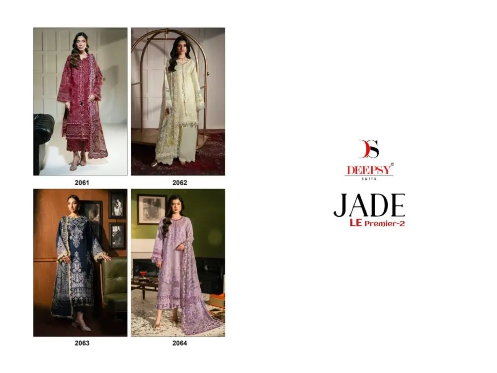 DEEPSY SUITS JADE LE PREMIER 2 COTTON DUPATTA WITH OPEN IMAGES