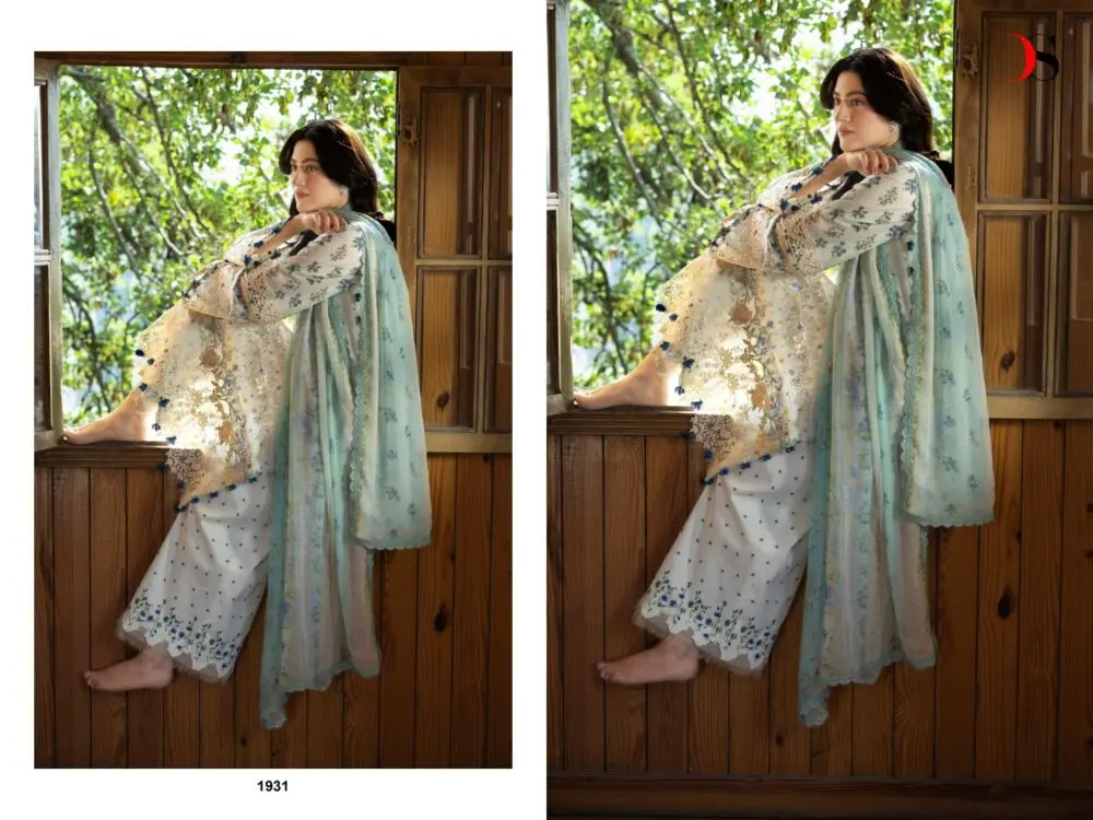 DEEPSY SUITS JADE BAAGH CHIFFON DUPATTA