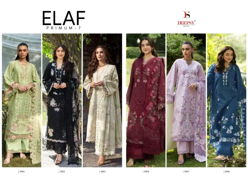 DEEPSY SUITS ELAF PREMIUM LUXURY LAWN VOL 7