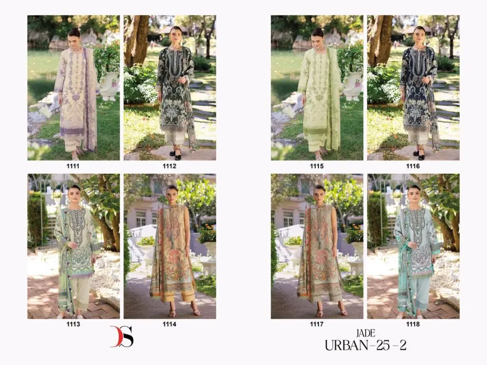 DEEPSY SUITS JADE URBAN LAWN 25 2 CHIFFON DUPATTA