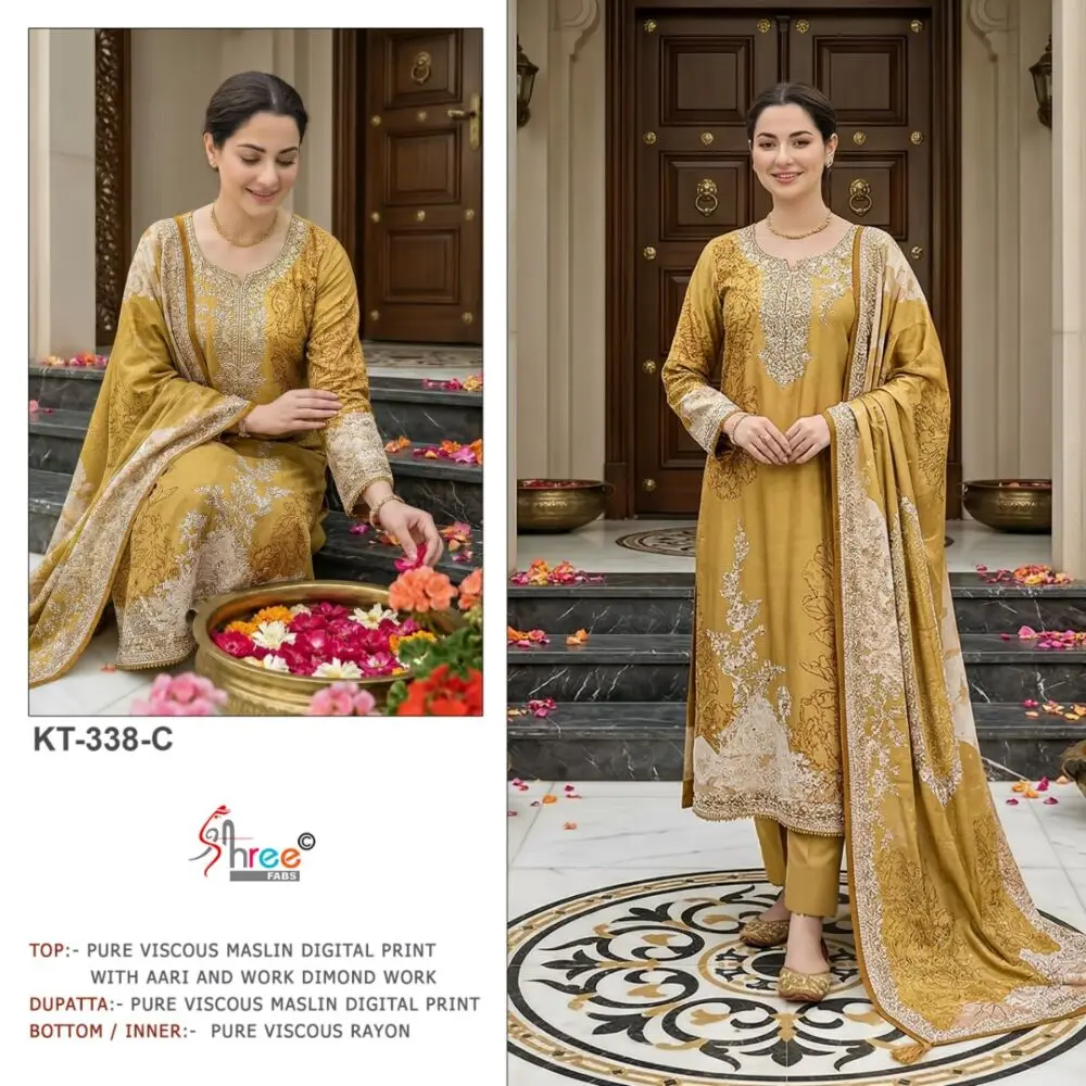 SHREE FABS KT 338 WITH OPEN IMAGES