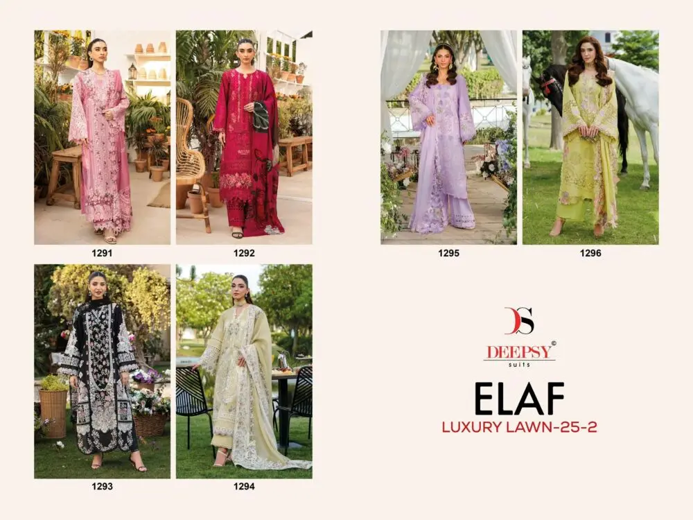 DEEPSY SUITS ELAF Luxury Lawn  25 2