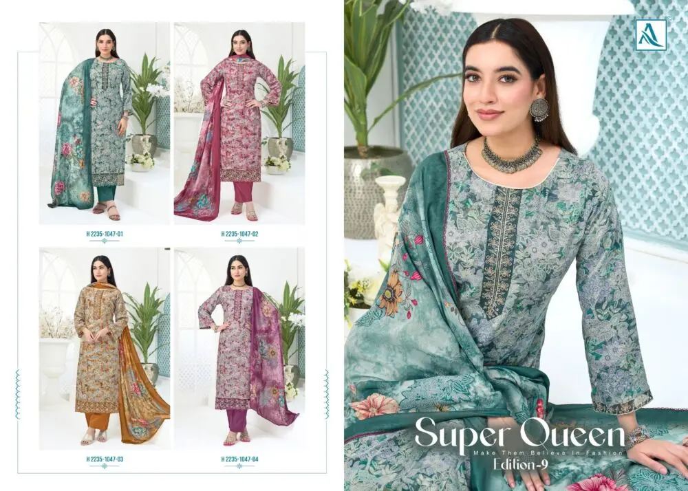 ALOK SUITS SUPER QUEEN VOL 9