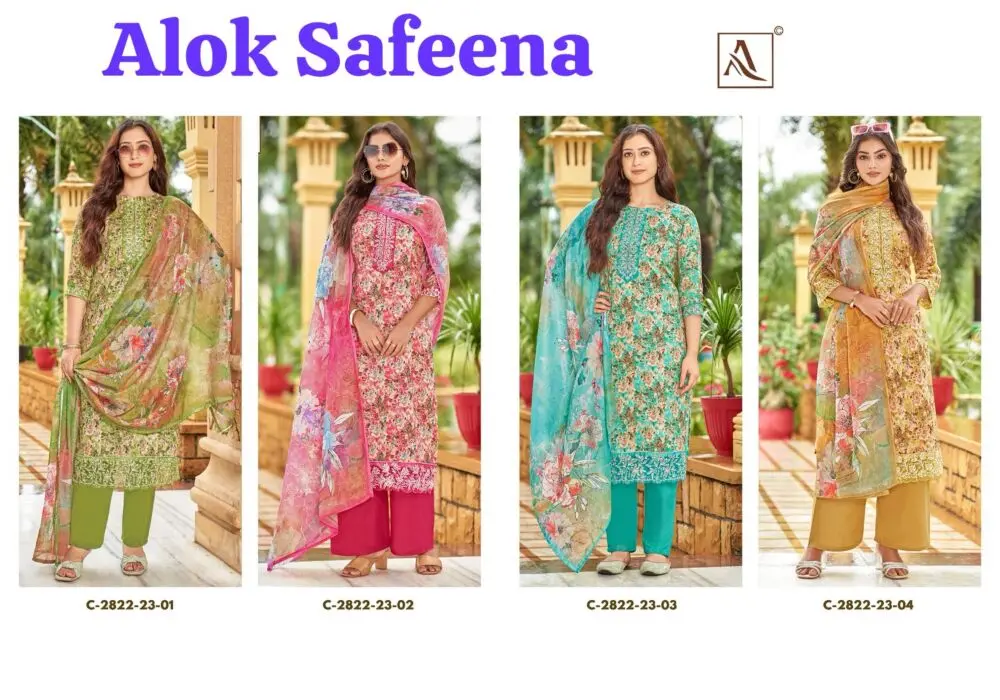ALOK SUITS SAFEENA