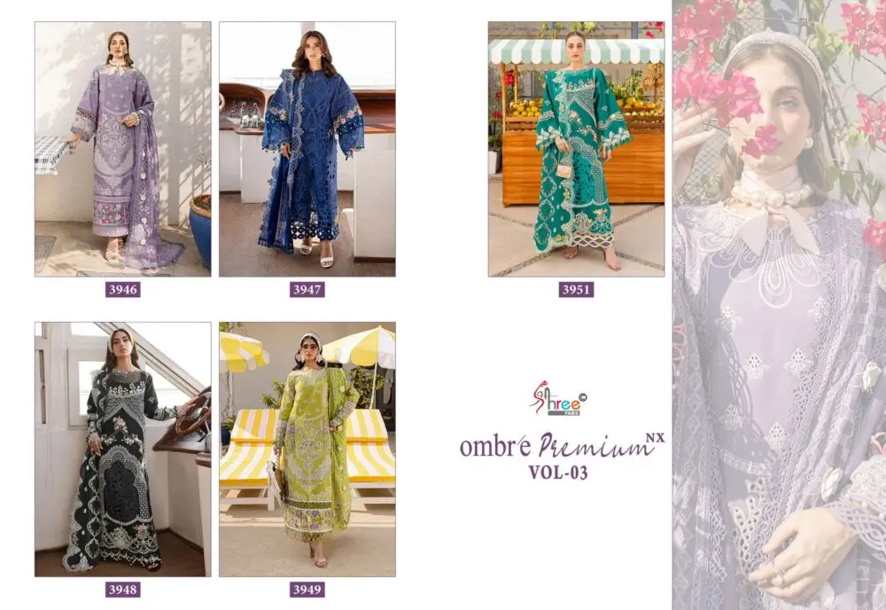 SHREE FABS OMBRE PREMIUM VOL 3 NX with open images
