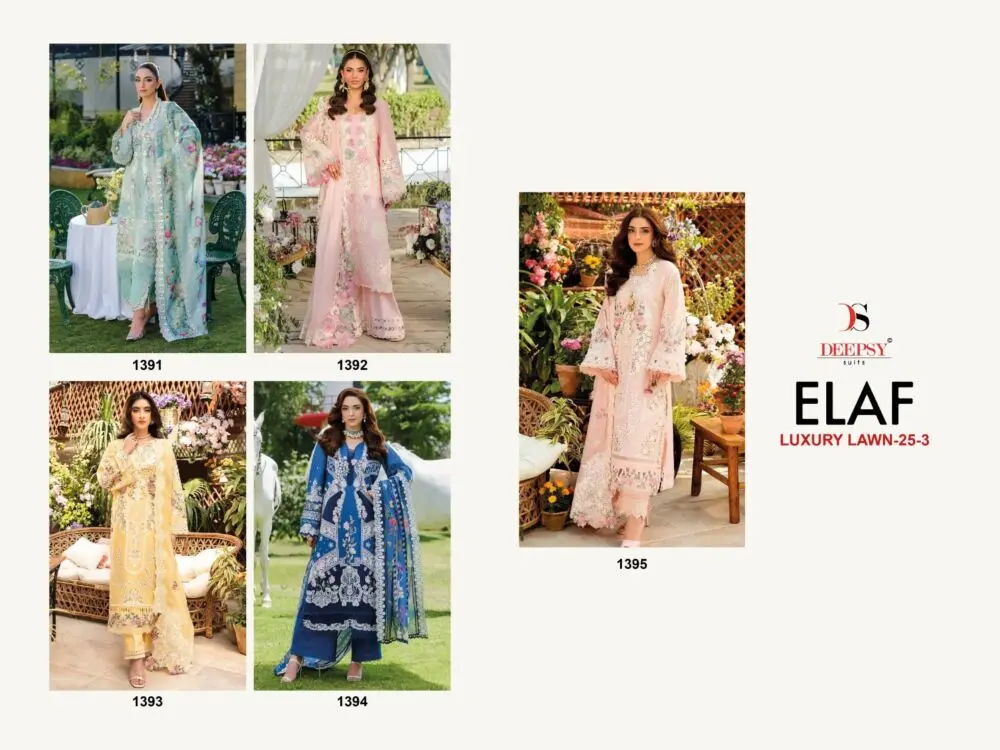 DEEPSY SUITS ELAF Luxury Lawn  25 3