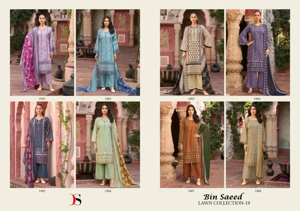 DEEPSY SUITS BIN SAEED LAWN COLLECTION 19