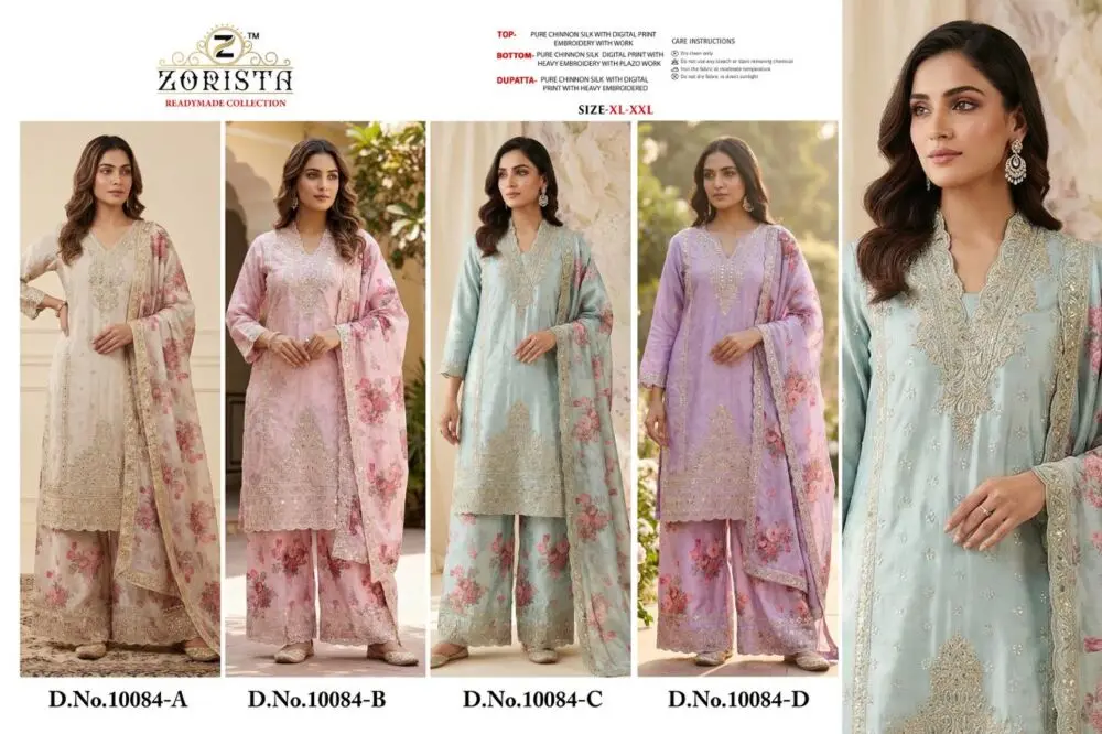 ZORISTA REDAYMADE COLLETION DNO 10084 ABCD