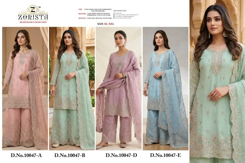 ZORISTA READYMADE COLLECTION DNO 10047 ABDE