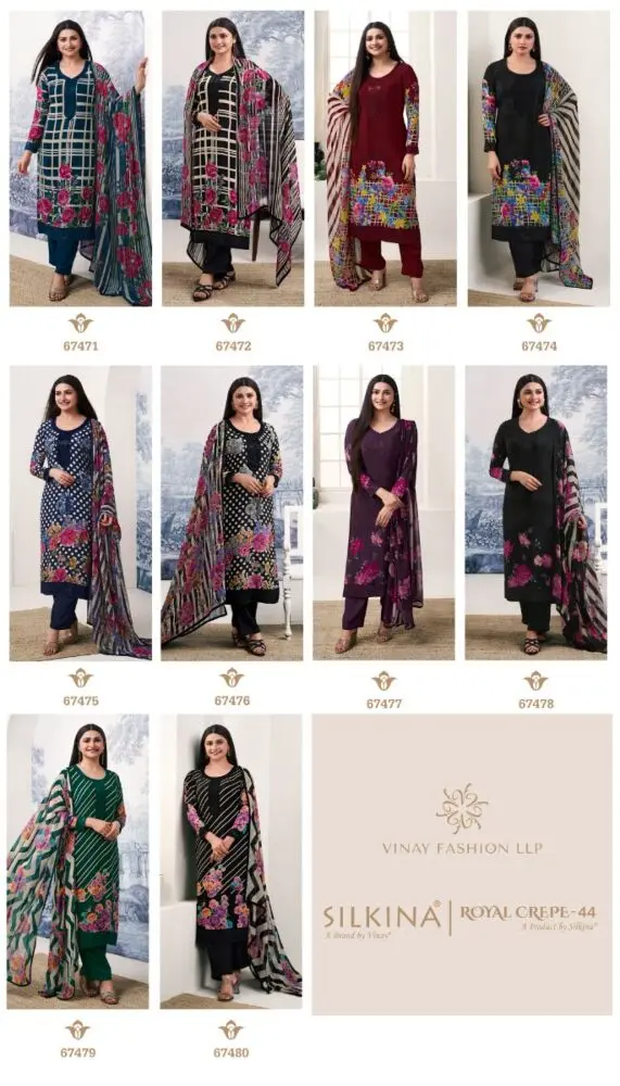 Vinay Silkina Royal Crepe vol 44