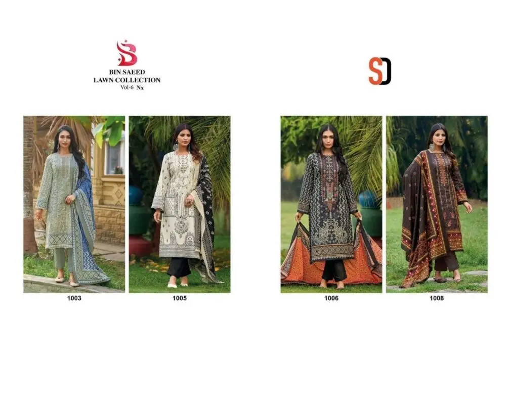 SHARADDHA DESIGNER BIN SAEED VOL 6 nx with open images
