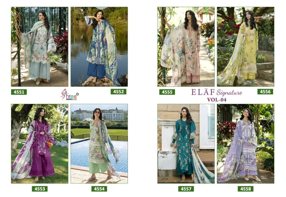 SHREE FABS ELAF SIGNATURE VOL 4 CHIFFON DUPATTA
