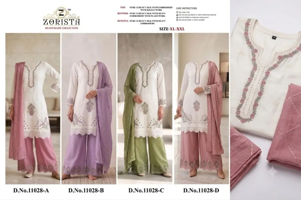 ZORISTA REDAYMADE COLLETION DNO 11028 ABCD