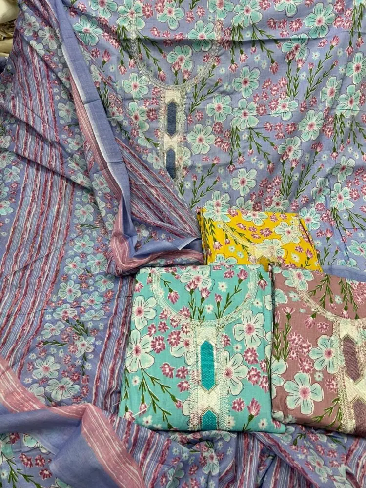 Cambric cotton suit 54