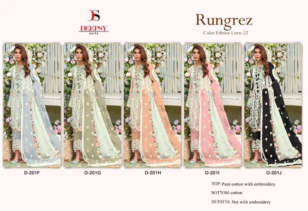 Deepsy Rangrez Lawn Color Edition 22