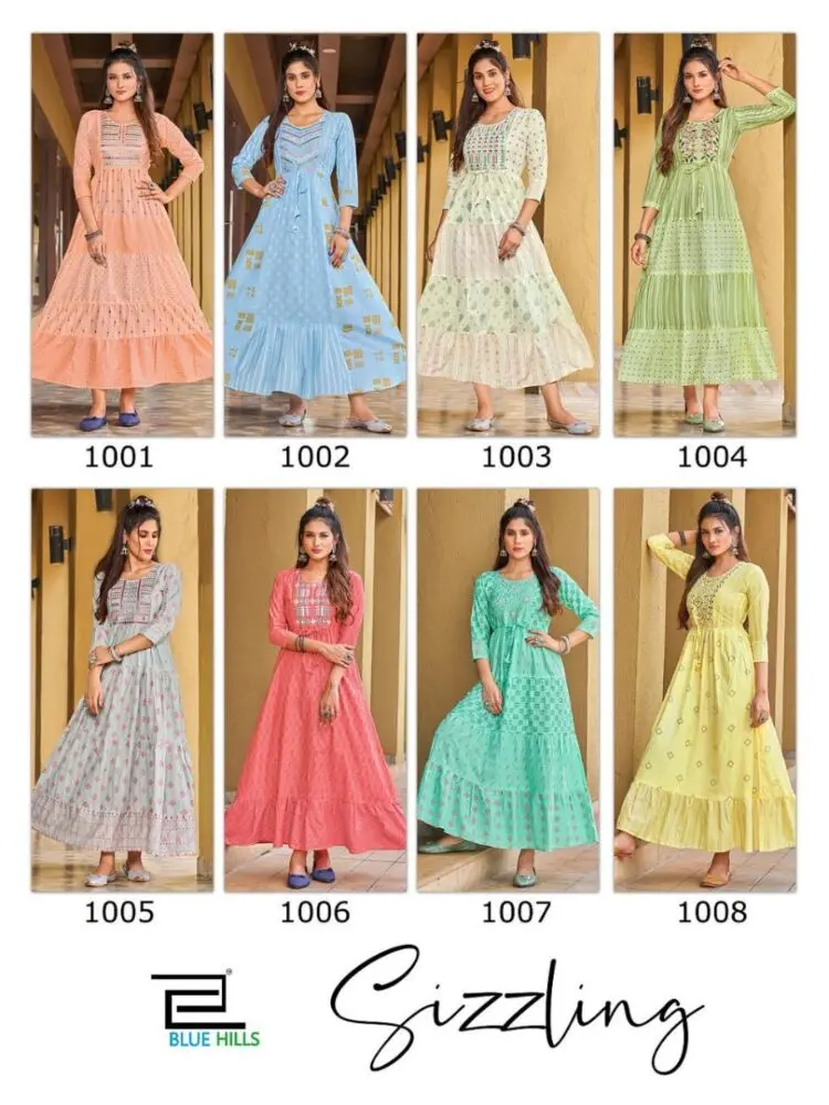 Blue Hills Sizzling Stitched