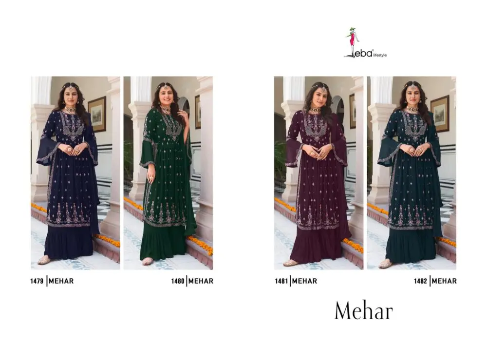 Eba Mehar Vol 1 Stitched