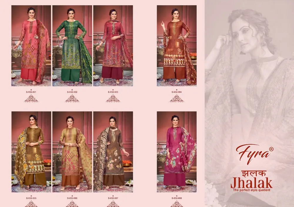 Fyra JHALAK Muslin cotton suits