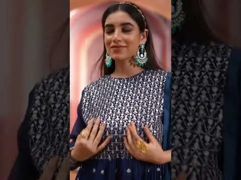 Zaveri Shamiyana Stitched Nyra Cut