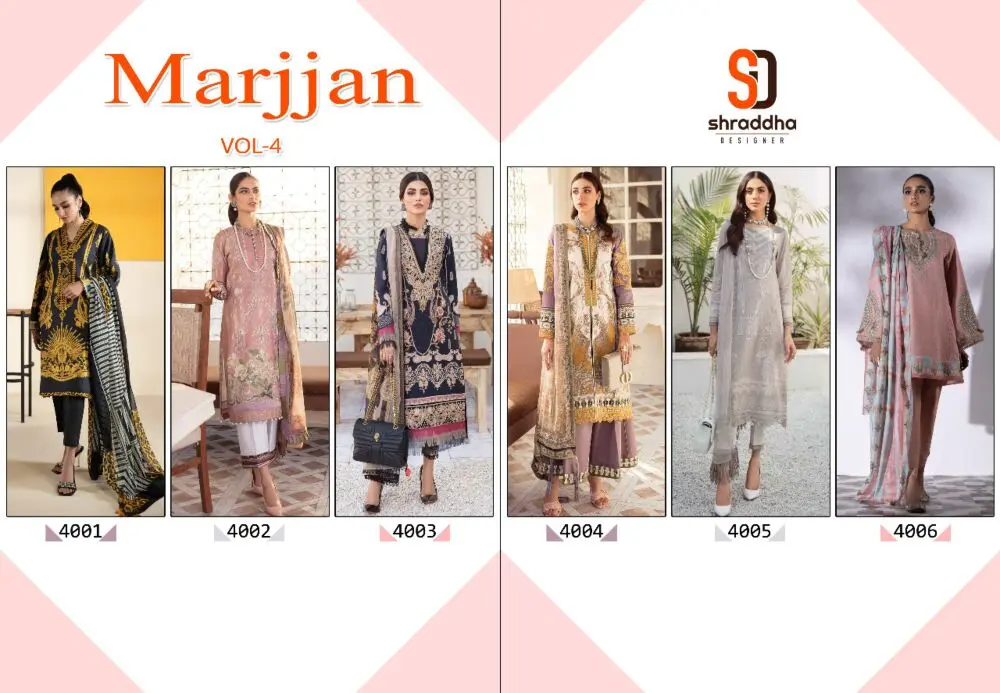 Shraddha Marjjan 22 Vol 4 Chiffon Dupatta with Open Image