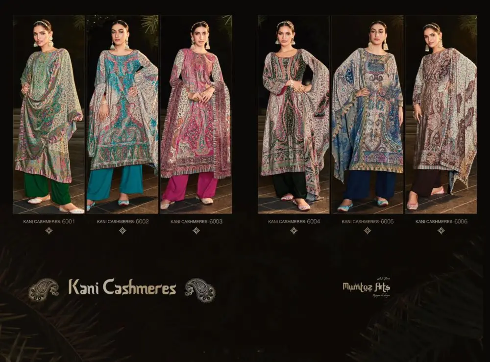 MUMTAZ ARTS KANI CASHMERE velvet with open images