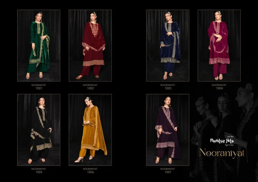 MUMTAZ ARTS NOORANIYAT VELVET COLLECTION