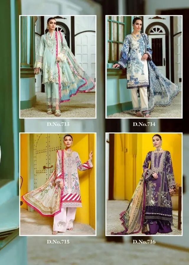 Safeenaz Firdous Vol 7 Chiffon Dupatta