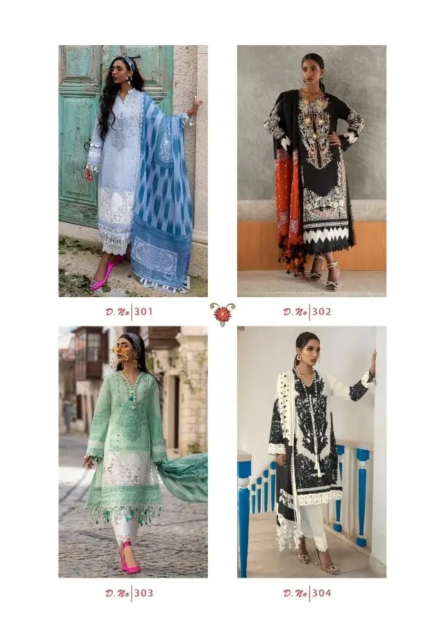 Shraddha Sana Safinaz 2022 Vol 3 Chiffon Dupatta with Open Image