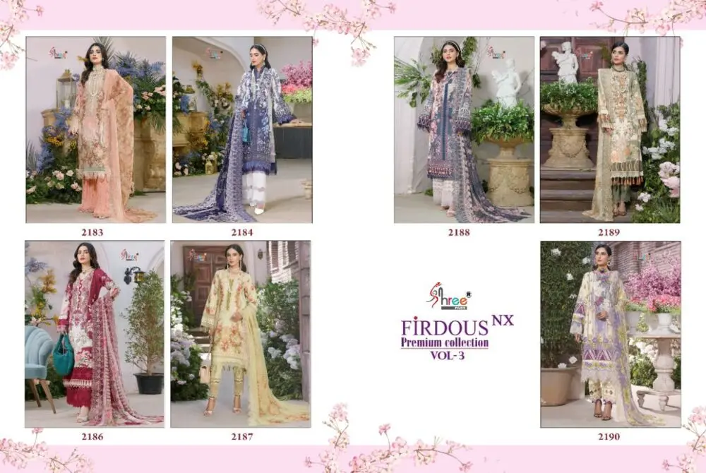 Shree Fabs Firdous Premium Collection Vol 3 NX Cotton Dupatta with Open Image