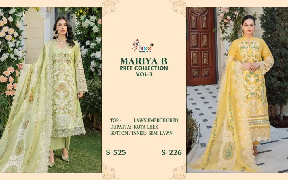 Shree Fabs Mariya B Pret Collection Vol 3