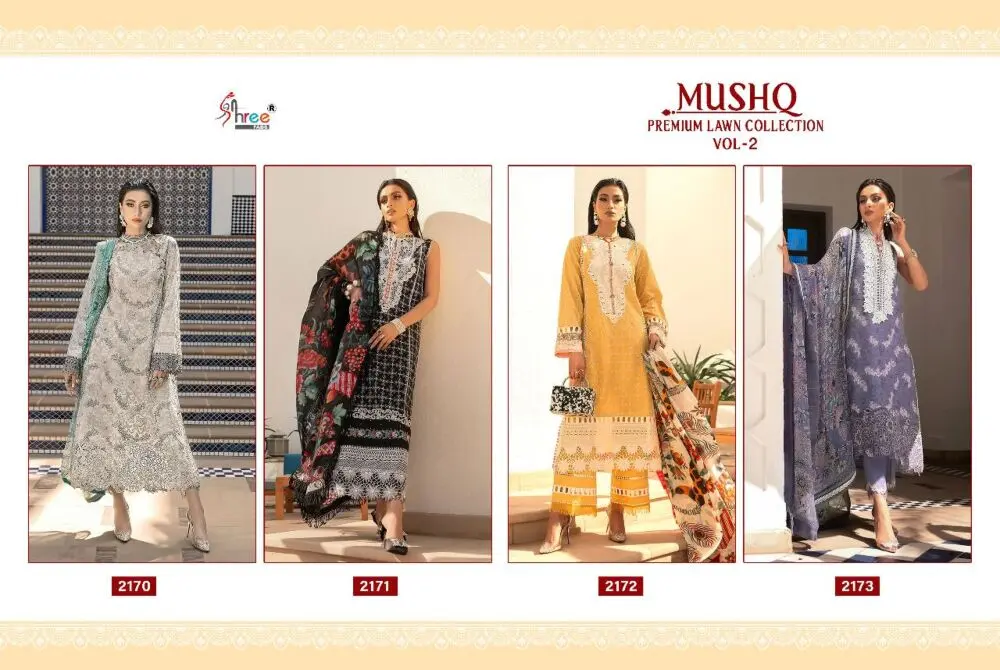 Shree Fabs Mushq Premium Lawn Collection Vol 2