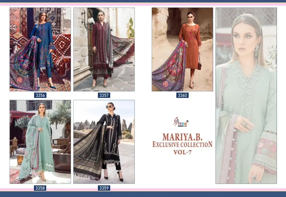 SHREE FABS MARIA B EXCLUSIVE COLLECTION vol 7 Chiffon Dupatta