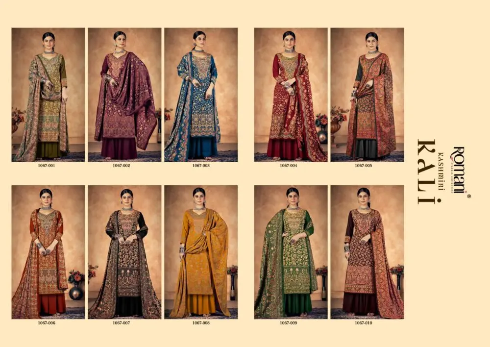 ROMANI KASHMIRI KALI Pashmina 