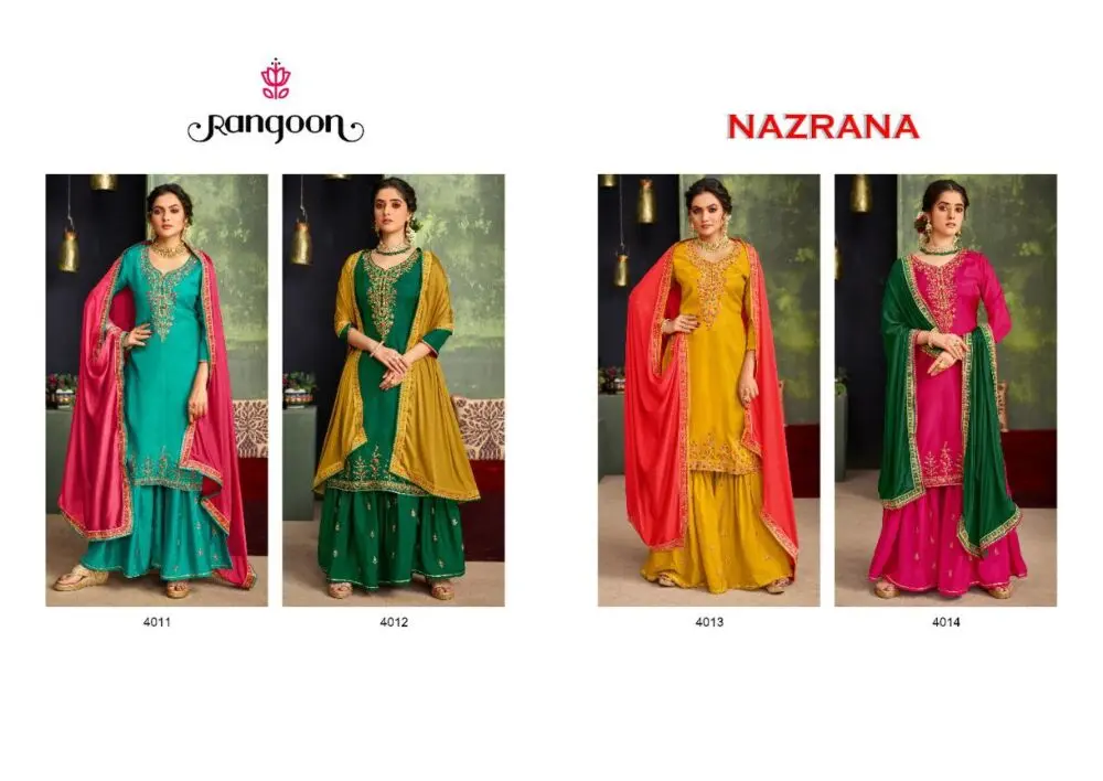 Rangoon Nazrara Stitched
