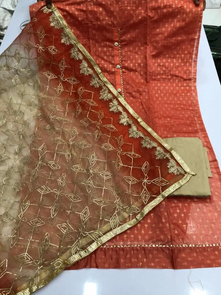 DUPATTA AND TOP WORK 102