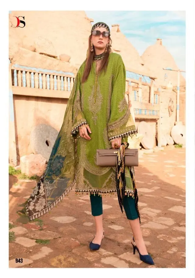 Deepsy Maria B Lawn 21 Chiffon Dupatta