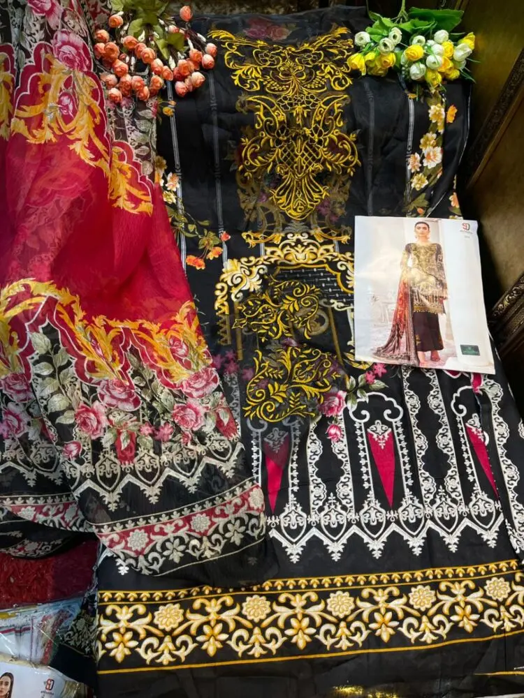 Sharaddha Vintage Vol 5 Chiffon Dupatta with Open Image