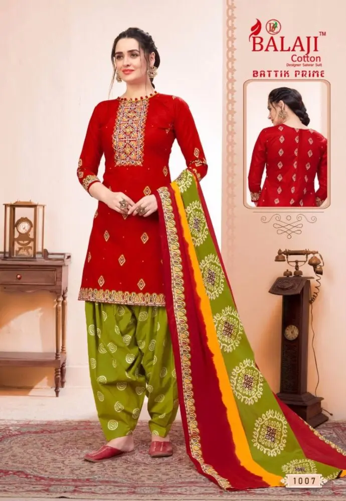 Balaji Battik Prime Cotton Dupatta Vol 1