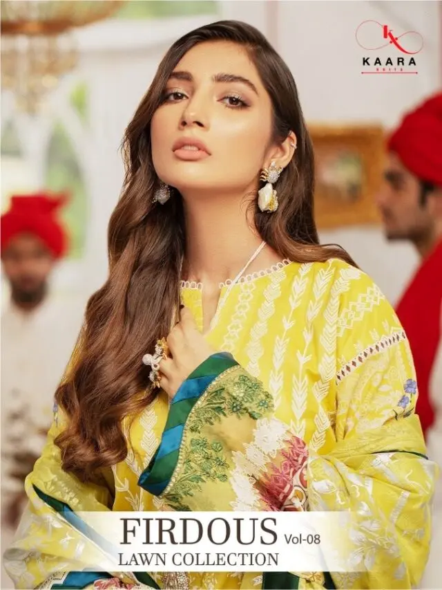 Kaara Firdous Lawn Collection Vol 8 Chiffon Dupatta