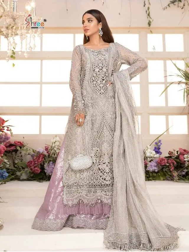 Shree Fabs Mbroidered Mariya B Vol 13 with Open Image