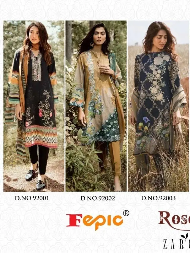 Fepic Rosemeen Zarqash Chiffon Dupatta with Open Image