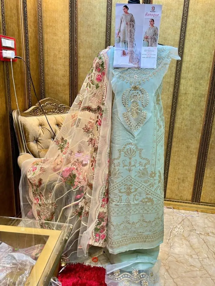 Sharaddha Baroque Dupatta Work Collection with Open Images