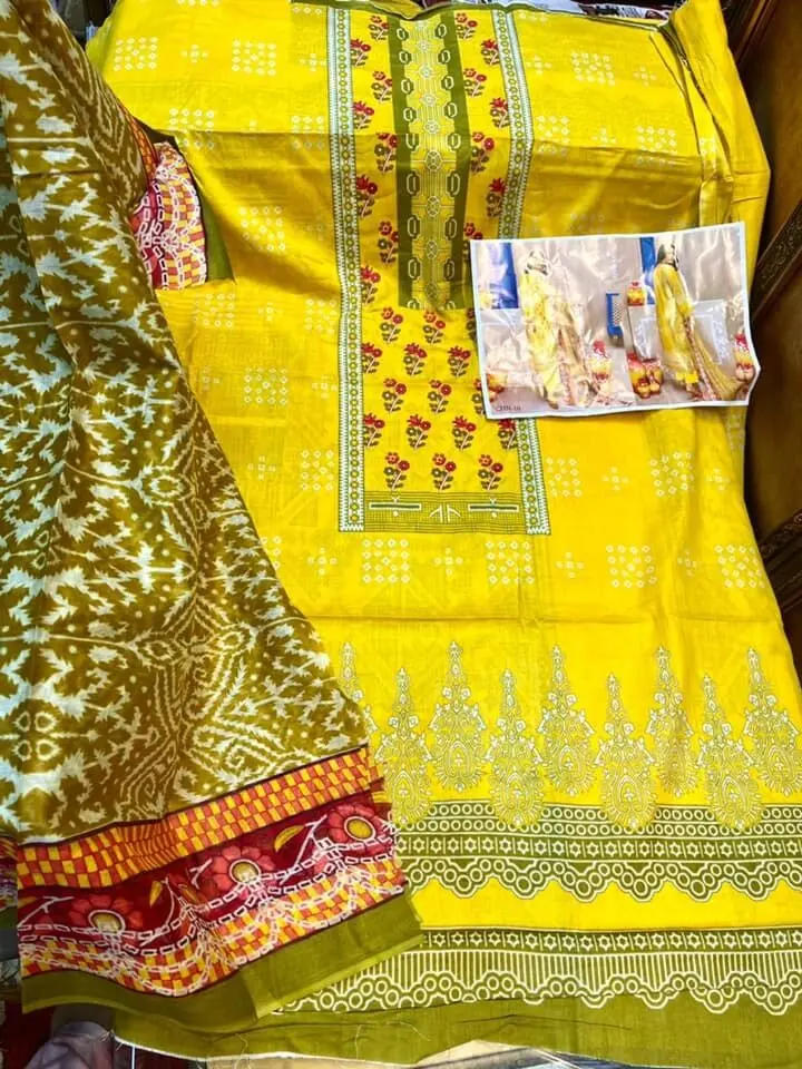 Charizma Signature Chunri Cotton Collection with Open Images