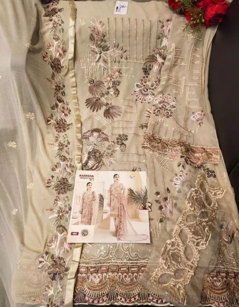 Shree Fabs Ramsha Embroidered Collection Vol 4 with Open Image