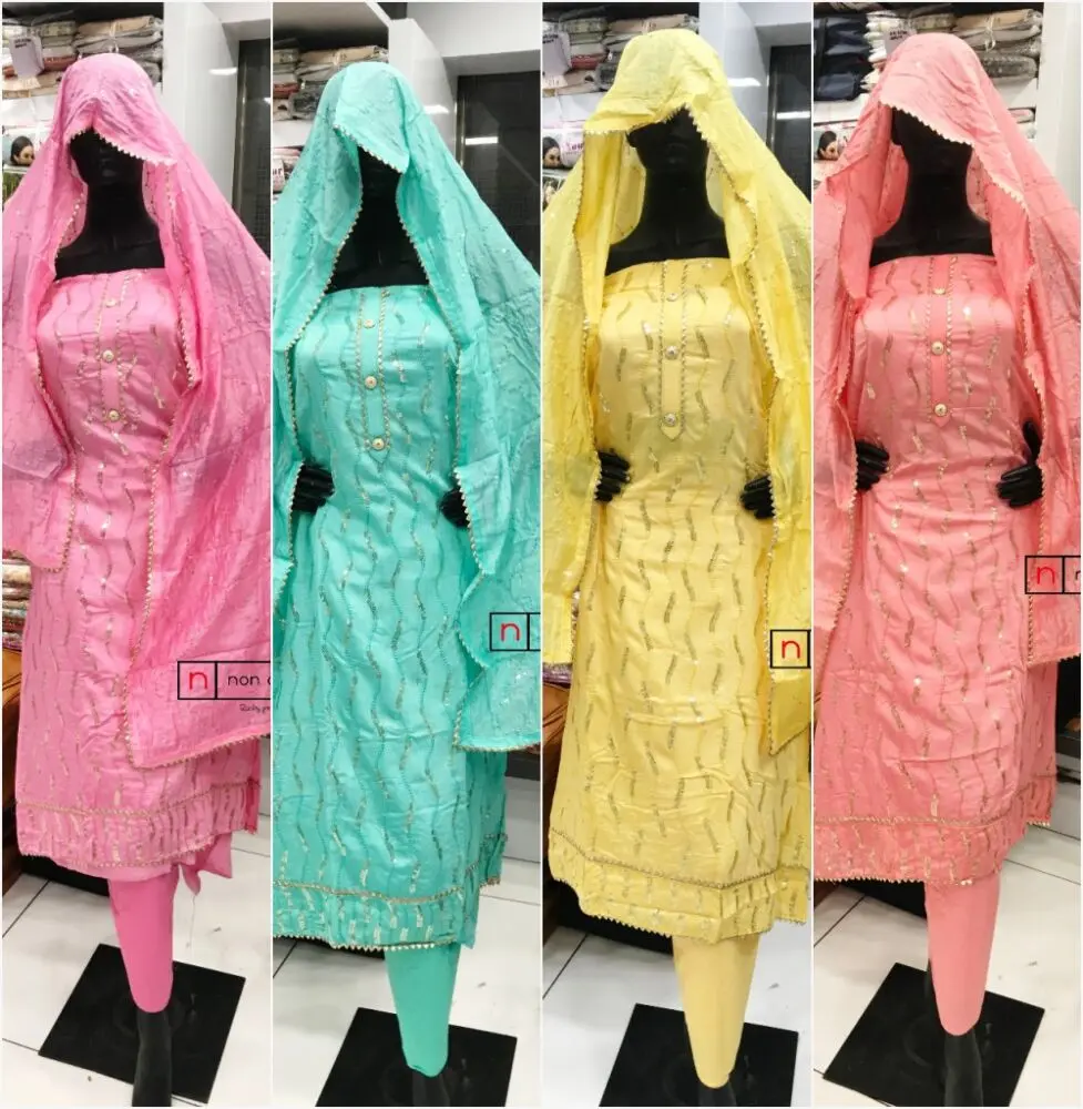 Dupatta and Top Work 124