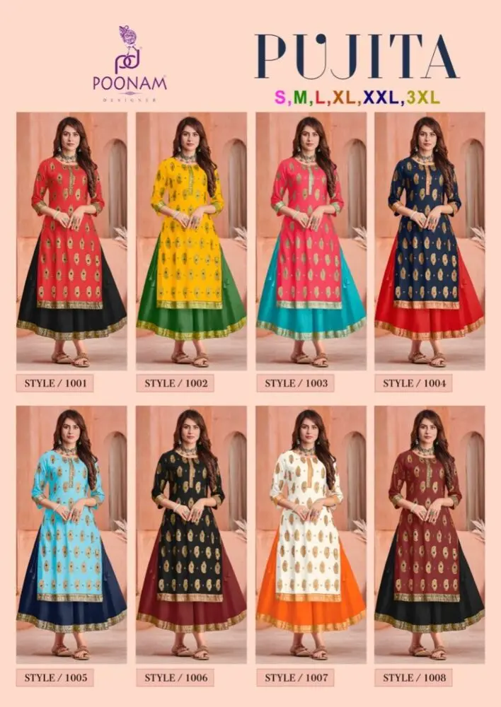 Poonam Pujita Stitched with Open Image