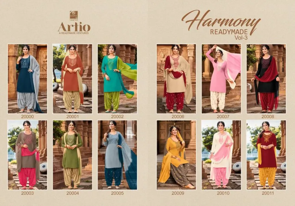 Kapil Harmony Vol 3 Stitched